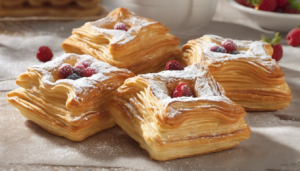 découvrez des recettes de dessert gourmandes et faciles à réaliser avec de la pâte feuilletée. succombez aux délices sucrés et croustillants à partager en famille ou entre amis.