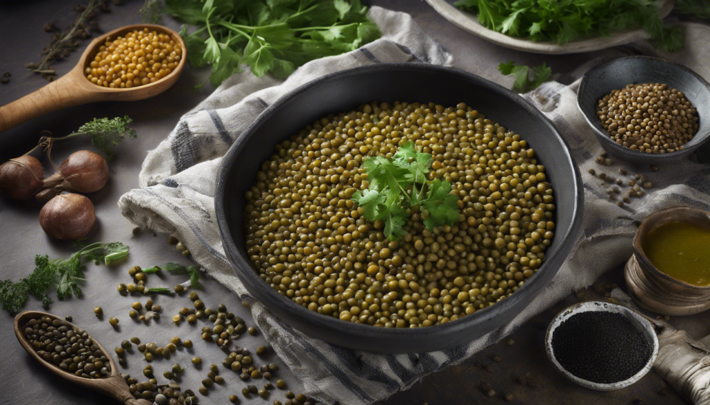 découvrez le délice de lentilles vertes, un plat savoureux et sain, à déguster en toute saison. recette traditionnelle et pleine de saveurs à retrouver ici.