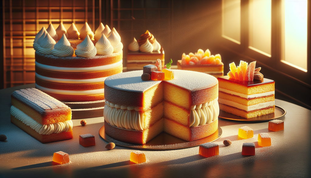 Afficher : "Gâteau en G, pâtisseries françaises délicieuses et colorées, idéal pour un article gourmand."