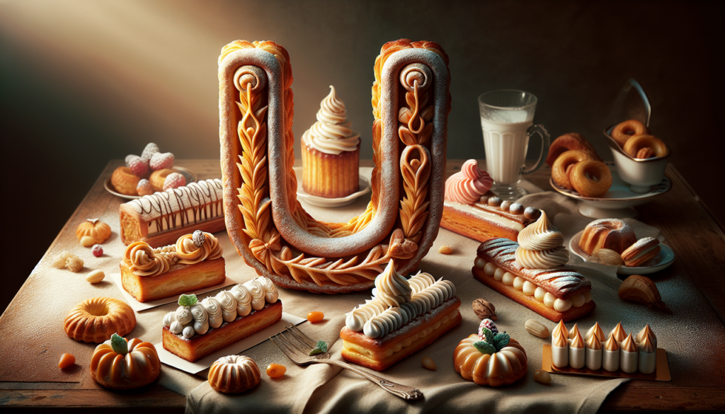 Crée des gâteaux en forme de "U" avec détails et ombres réalistes.