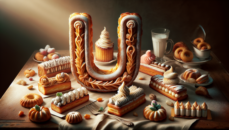 Crée des gâteaux en forme de "U" avec détails et ombres réalistes.
