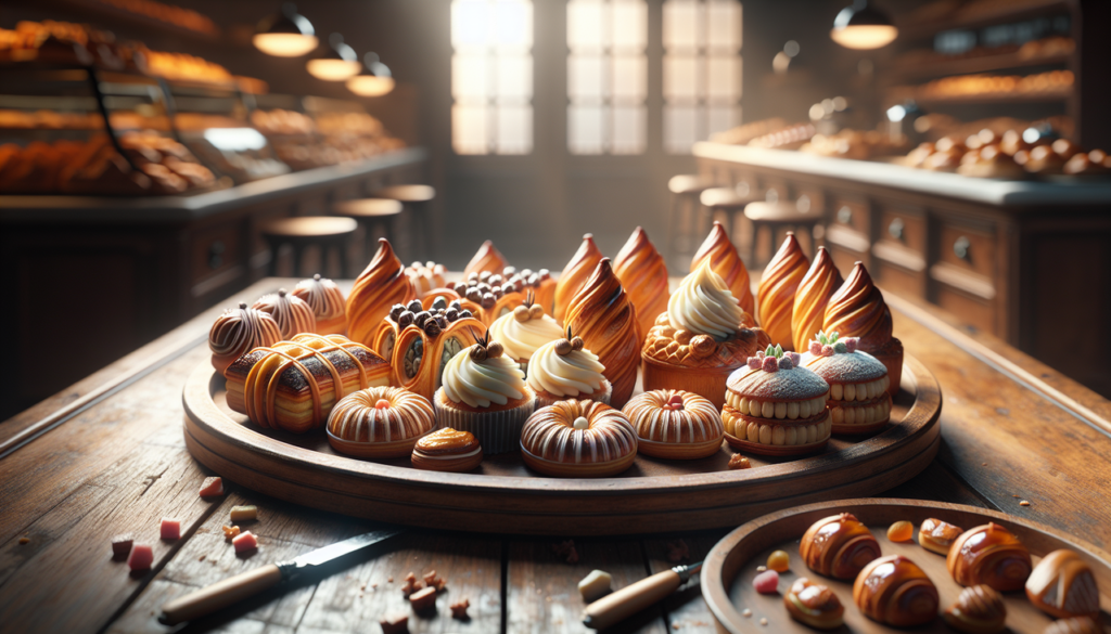 Gâteau en X façon magazine culinaire.