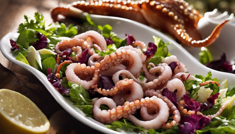 découvrez la recette authentique de la salade de poulpes à la portugaise, un plat délicieux et rafraîchissant qui vous transportera directement au cœur de la cuisine portugaise traditionnelle.