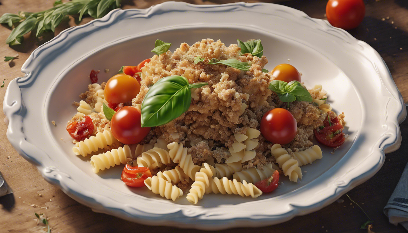 découvrez une recette innovante de pâtes à crumble qui allie saveurs et textures surprenantes. un délice inattendu qui ravira vos papilles et éblouira vos invités à chaque bouchée.