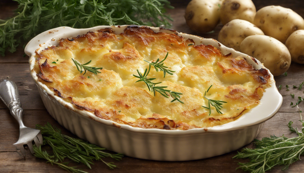 découvrez notre recette inratable de gratin de pommes de terre, savoureux et crémeux à souhait. parfait pour régaler vos proches lors d'un repas convivial, ce plat facile à préparer mettra en valeur la douceur des pommes de terre et le fondant du fromage. ne manquez pas cette délicieuse expérience culinaire !