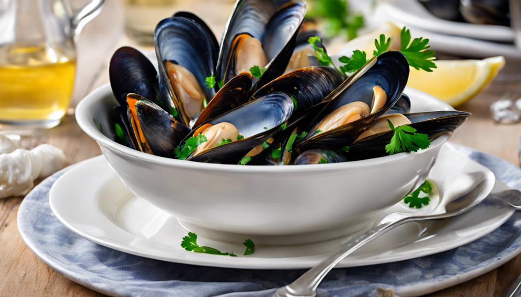 découvrez cette délicieuse recette de moules à la crème, un plat savoureux qui allie la fraîcheur des moules à la douceur d'une sauce crémeuse. idéale pour un dîner en famille ou entre amis, cette recette facile à réaliser ravira vos papilles et fera le bonheur des amateurs de fruits de mer.